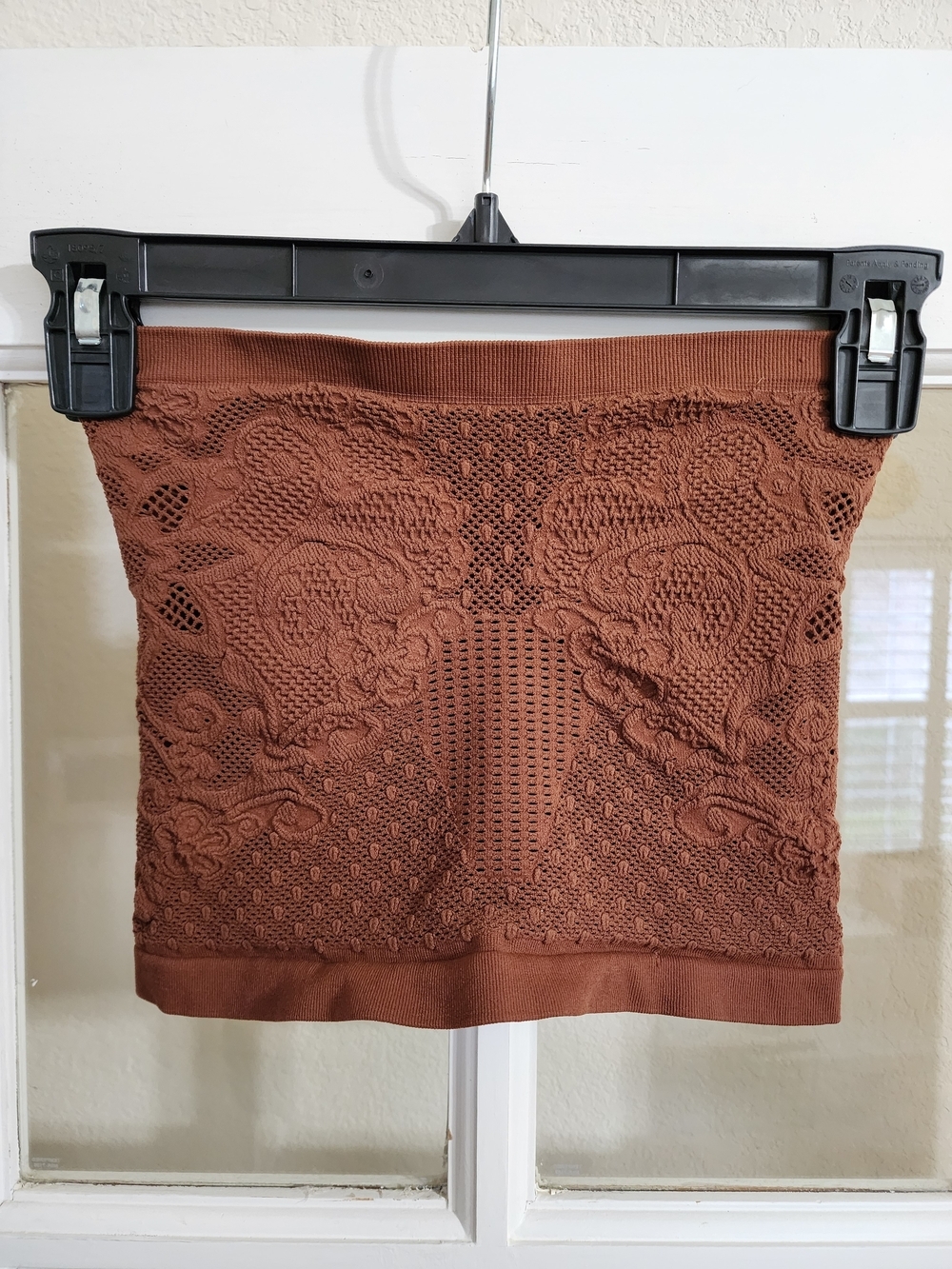 Free People Intimately Lace Bandeau Tube Top Brown XS/S Boho Seamless